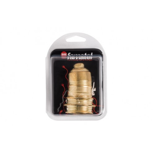 PortaLámparas con Interruptor Famatel E-27 METAL con ARANDELA