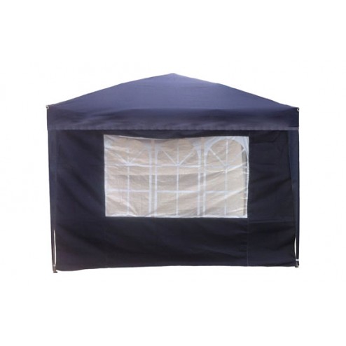 Cortina con Ventana Carpa Plegable 9675205 Qfplus Azul