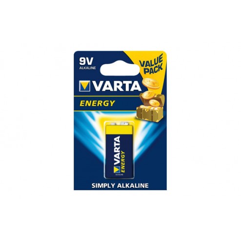 Pila Alcalina Energy Varta 6LR61 BL.1 9V