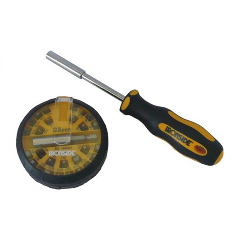 Puntas Atornillar + Mango Porta Puntas Ironside Organizador Hockey Puck, Set 29 Piezas