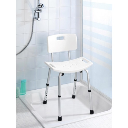 Taburete con Respaldo Ajustable Wenko