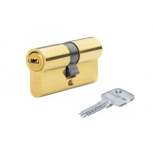 Cilindro D6 Niquel Llave Puntos Abus 35-35 Leva Corta