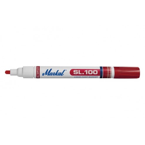 Rotulador Permanente de Pintura Markal SL-100 ROJO