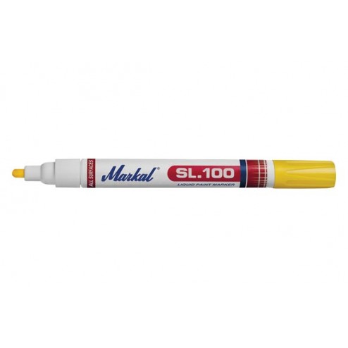Rotulador Permanente de Pintura Markal SL-100 AMARILLO