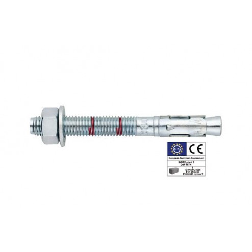 Anclaje Mth Macho Cargas Altas Cincado Homologado Index M-8x75mm