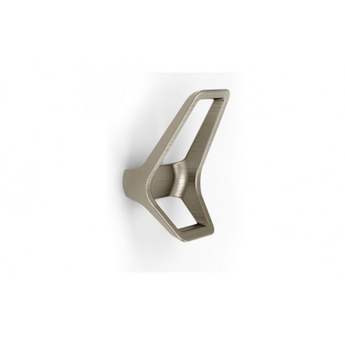 Colgador Metalico Niquel Cepillado Estamp 104X 69mm