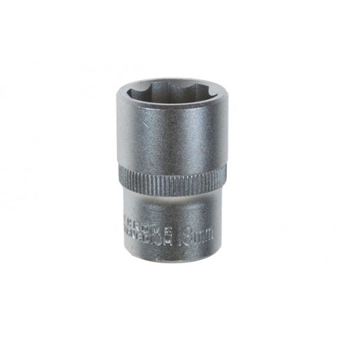 Llave Vaso Cv. 1/2 18mm. Acabado Satinado