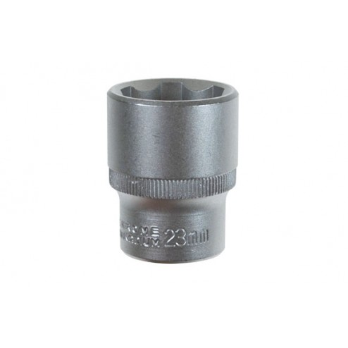 Llave Vaso Cv. 1/2 23mm. Ironside Acabado Satinado
