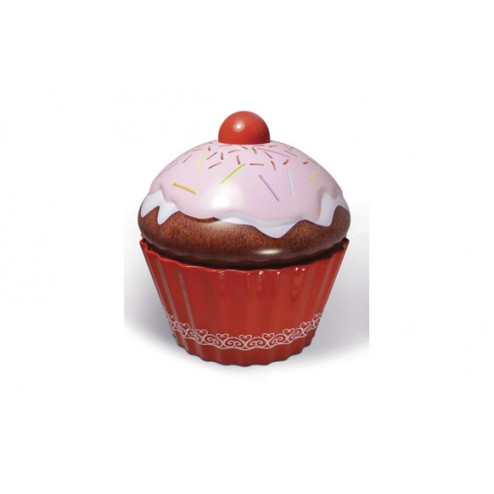 Caja Metálica Cupcake Grande Rosa