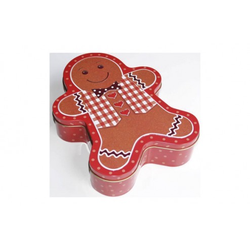 Caja Metálica Gingerbreadman Grande