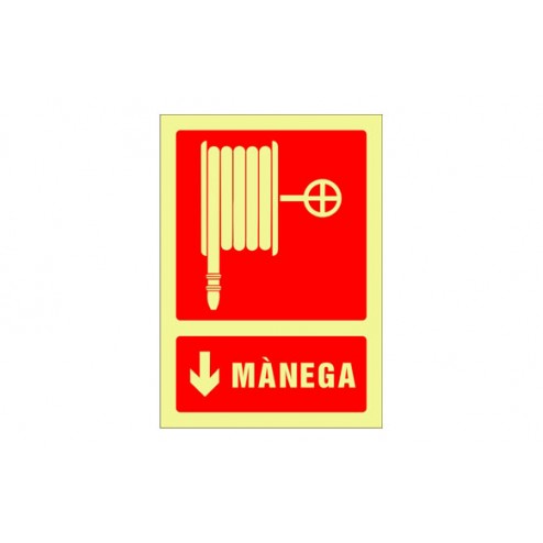 Señal Fotoluminiscente Contra Incendio Catalan 420X297mm-Manega