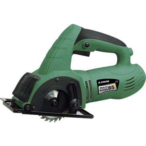 Sierra Circular Mini con Cable Stayer Multi Razer 650 W Diam.85mm + Set Auto