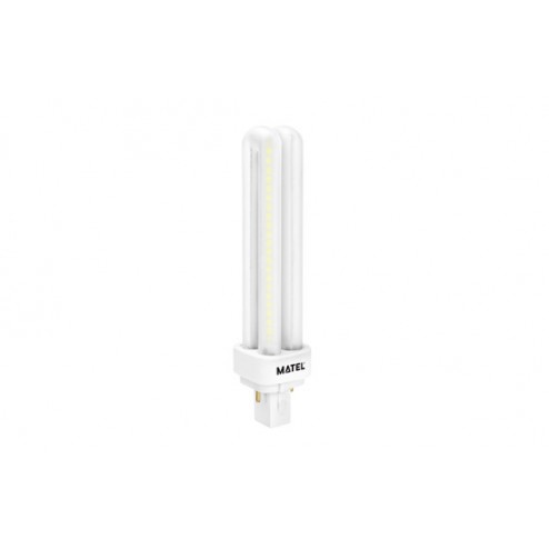 Lampara Led Plc Matel G24 9W Luz Blanca