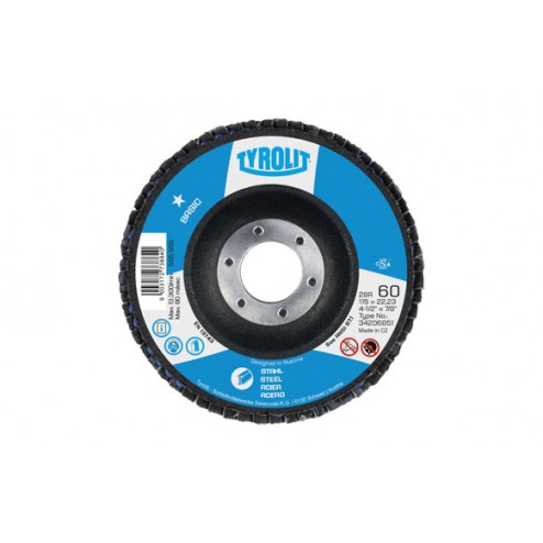Disco Láminas Acero Basic Corindon Tyrolit 115x22 GR-60