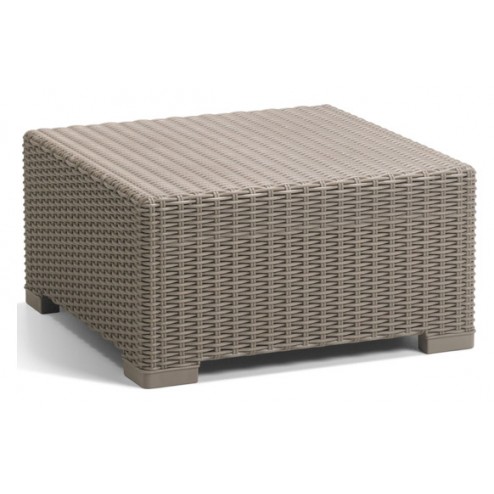 Mesa Ratan Resina Capuchino California Keter 68 Cm X 68 Cm
