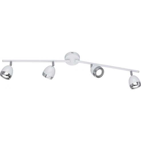Regleta 4 Focos Led Gu10 3 W Nantes Blanco