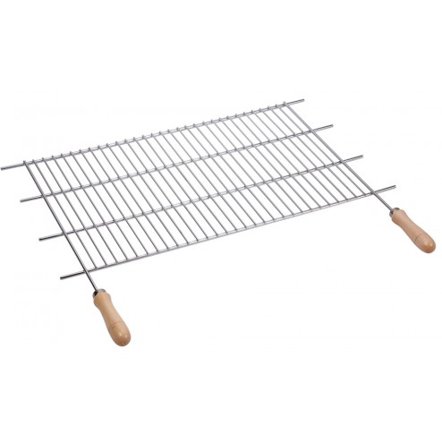 Parrilla Recortable Zinc Mango Madera 80xF40cm (Corte 73-82 cm)