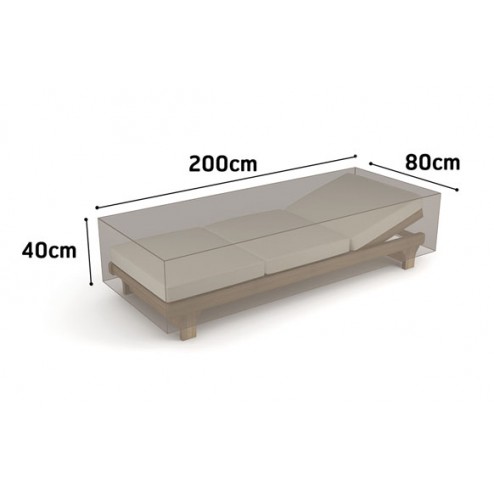 Funda Tumbona Vison Nortene 200X80X H 40