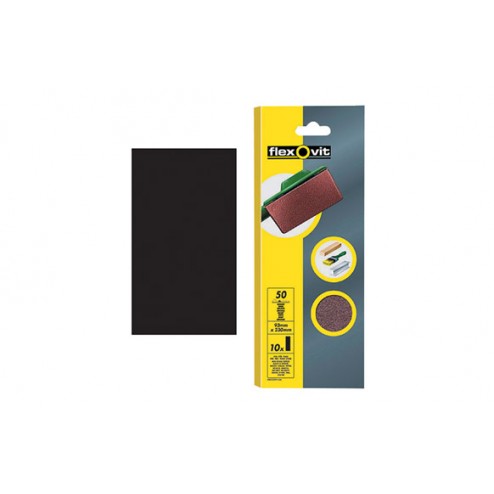 Hoja Papel Oxido Aluminio Grano 120 10 Uds Flexovit 93x230mm
