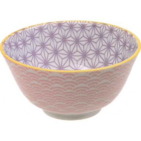 Cuenco Arroz 12 cm Lila/Salmon