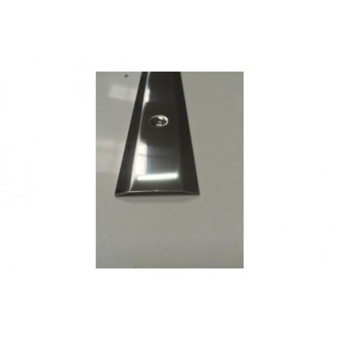 Cubrejunta Moqueta 2 Pestaña Inox Tornillo 83cm-35mm