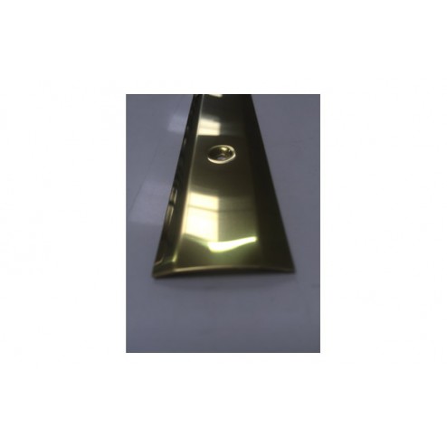 Cubrejunta Moqueta 2 Pestaña Latón Tornillo 83cm-35mm