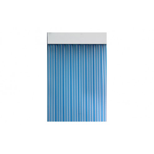Cortina de Puerta Cinta Duero-Azul/Transparente Cordecor 90x210 cm