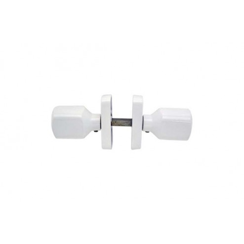 Pomo Carpinteria Aluminio (Juego) Micel 68012 Blanco