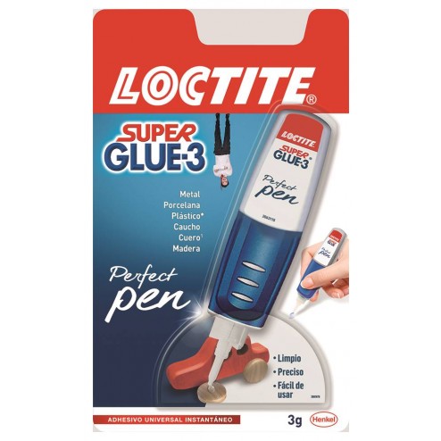Adhesivo Instantaneo Super Glue-3 Loctite Super-Glue 3 Gr-Perfect Pen