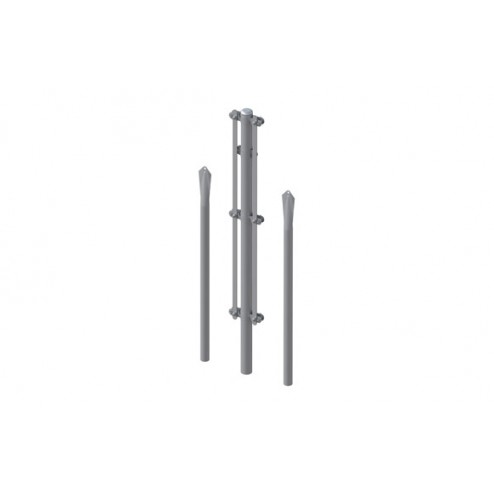Poste Esquinero Galvanizado Conjunto 1.5/1.80 M