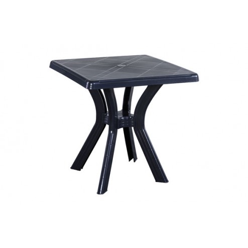 Mesa Cuadrada Daito Antracita Qfplus 75x75 cm