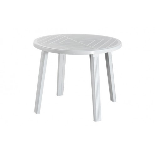 Mesa Redonda Cristobal/Giove Blanco Qfplus Diam.90 cm 