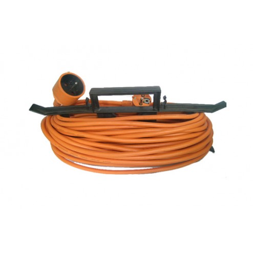 Prolongador Electrico Jardin 25 M. / 3x1,5 Ironside Garden Ip20 C/ Proteccion Infantil (Incluye Organizador)