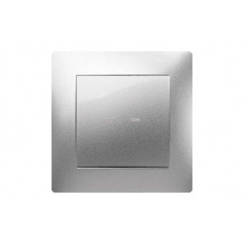 Pulsador Luminoso Habitat15 Aluminio