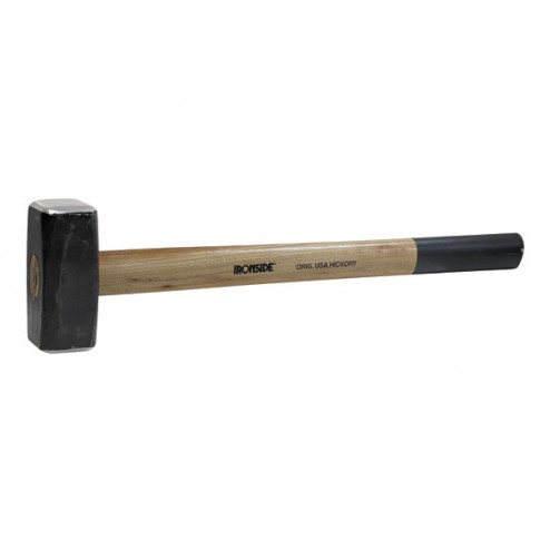 Maza 3 Kg. 600mm. Ironside Cabeza Forjada Din 6475,Mango de Nogal Americano