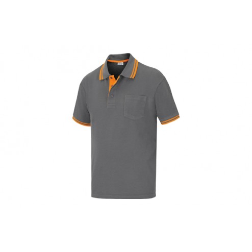Polo Pique M/Corta Elite Stretch Vesin T M Gris 