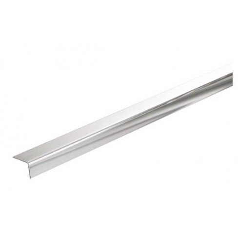 Perfil Ángulo Acero Inox A304 1 M Arcansas 10x10x0.5mm