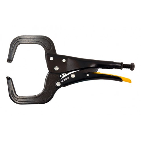 Tornilo Apriete Grip de Acero Cuello de Cisne 288mm Apertura: 0-110mm