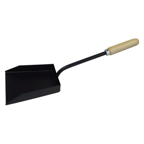 Pala Recogedor Cenizas Metalico Imex El Zorro 16,5x17,5x47, 5 cm Mango Madera Largo