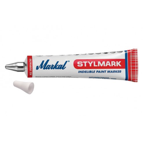 Tubo Marcar Pintura Indeleble Markal Diam.3mm Blanco