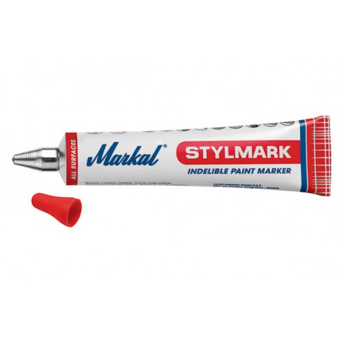 Tubo Marcar Pintura Indeleble Markal Diam.3mm Rojo