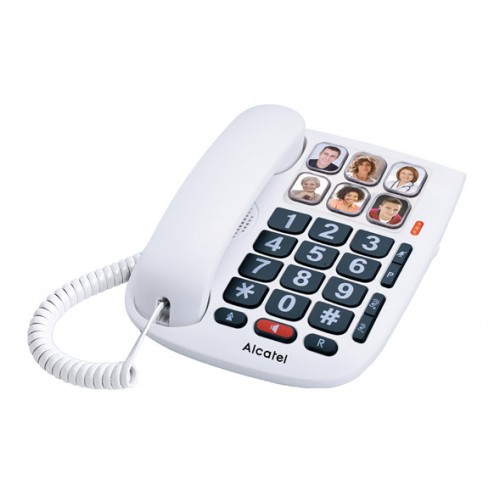 Telefono Fijo Teclas Grandes Memo Dr Alcatel Blanco