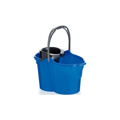 Cubo con Escurridor Azul Maya 15 L 