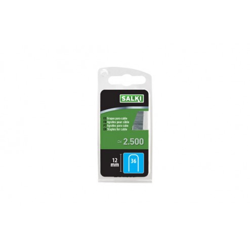 Grapa Cable No. 36 1000 Uds Salki 12mm
