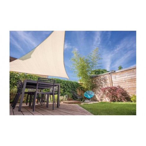 Toldo Vela Sombreo Impermeable Cuadrado Box Plus 3.6x3.6 Crudo