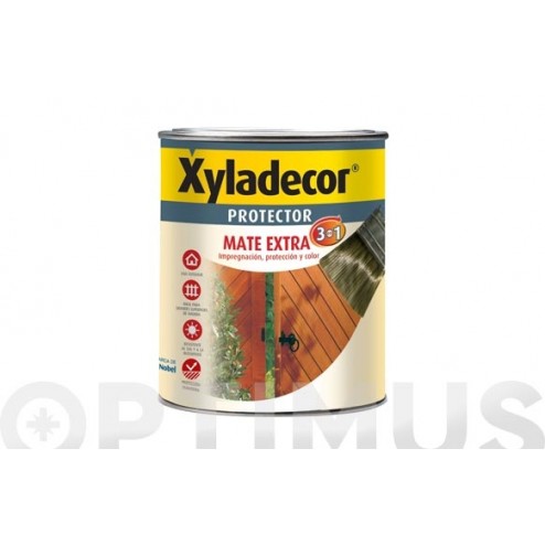 Protector Mate Extra 3En1 Xyladecor 375 ml Teca