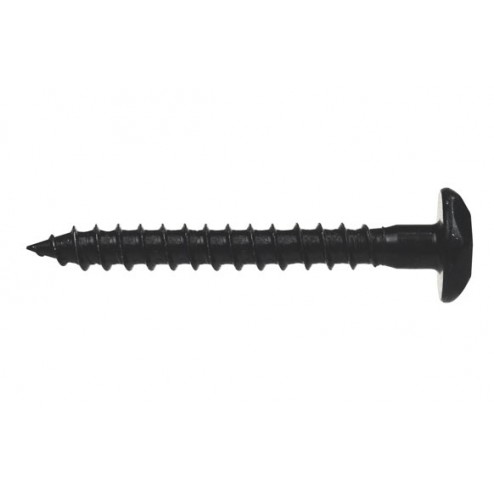 Tornillo Madera Inviolable Torx Cincado Negro Index 7x80 4 Uds