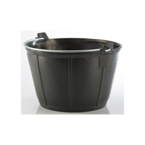 Caldereta Albañil Plástico Negro 11 L