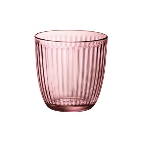 Vaso Line Rosa Agua Pack 6 Uds Bormioli 29 Cl