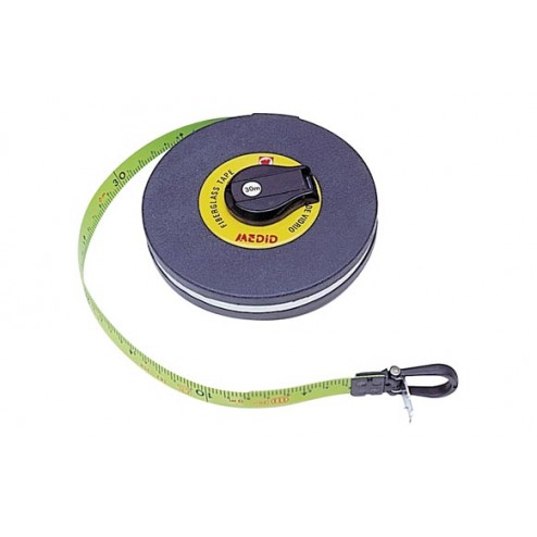 Cinta Metrica Fibra Vidrio Fluor 30 M